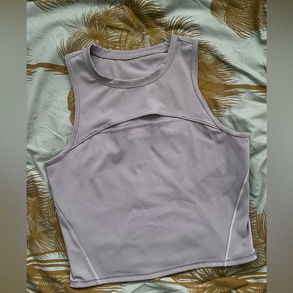Lululemon Lab? luxtreme lilac cutout tank 8